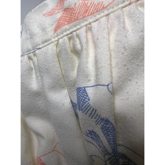 Vintage That's Me Size 5/6 white soft rayon pink and blue bow skirt coquette - Picture 5 of 8